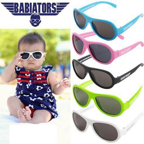 美国BABIATORS 飞行宝宝  美国生产 百分百抗紫外线 太阳眼镜 平光墨镜 黑色 0-2岁