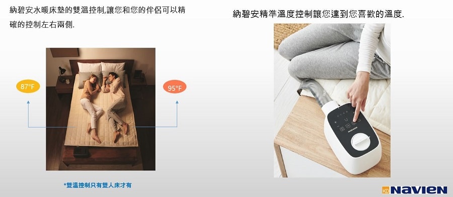 庆东纳碧安高级水暖床垫 EQM350 单人床(Single/Twin)