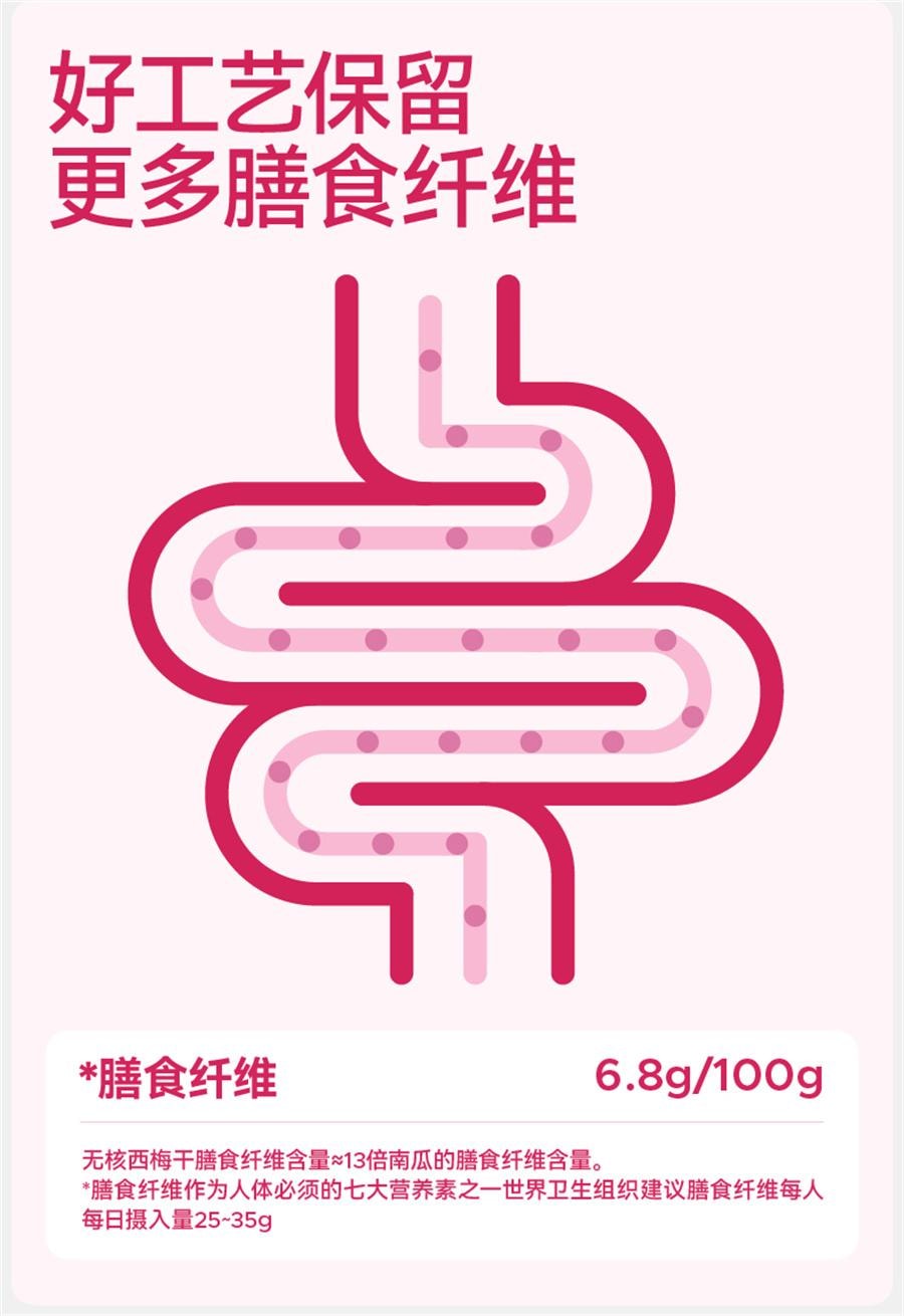 【中国直邮】  无趣的店 无核西梅干 果脯办公室追剧解馋健康孕妇零食小吃100g/袋