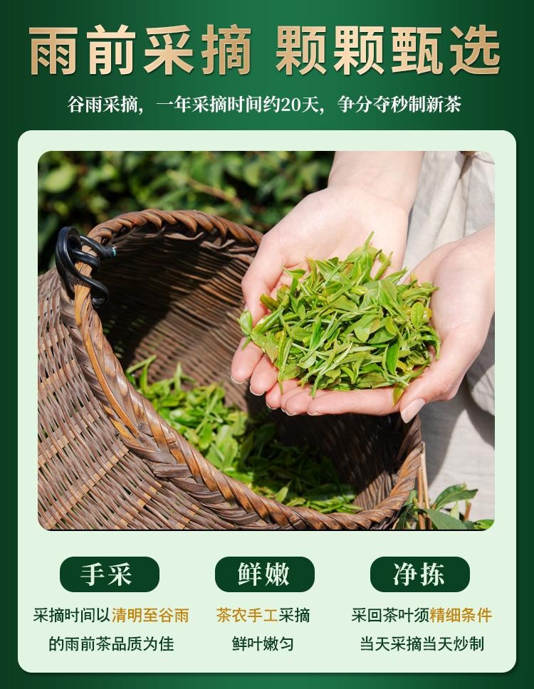 張一元 一級雨前高山綠茶 袋裝 60g