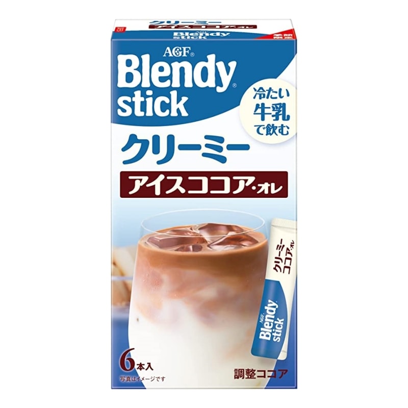 【日本直邮】日本AGF 冷牛奶直冲 清凉一夏 可可拿铁 6袋装 已更新包装