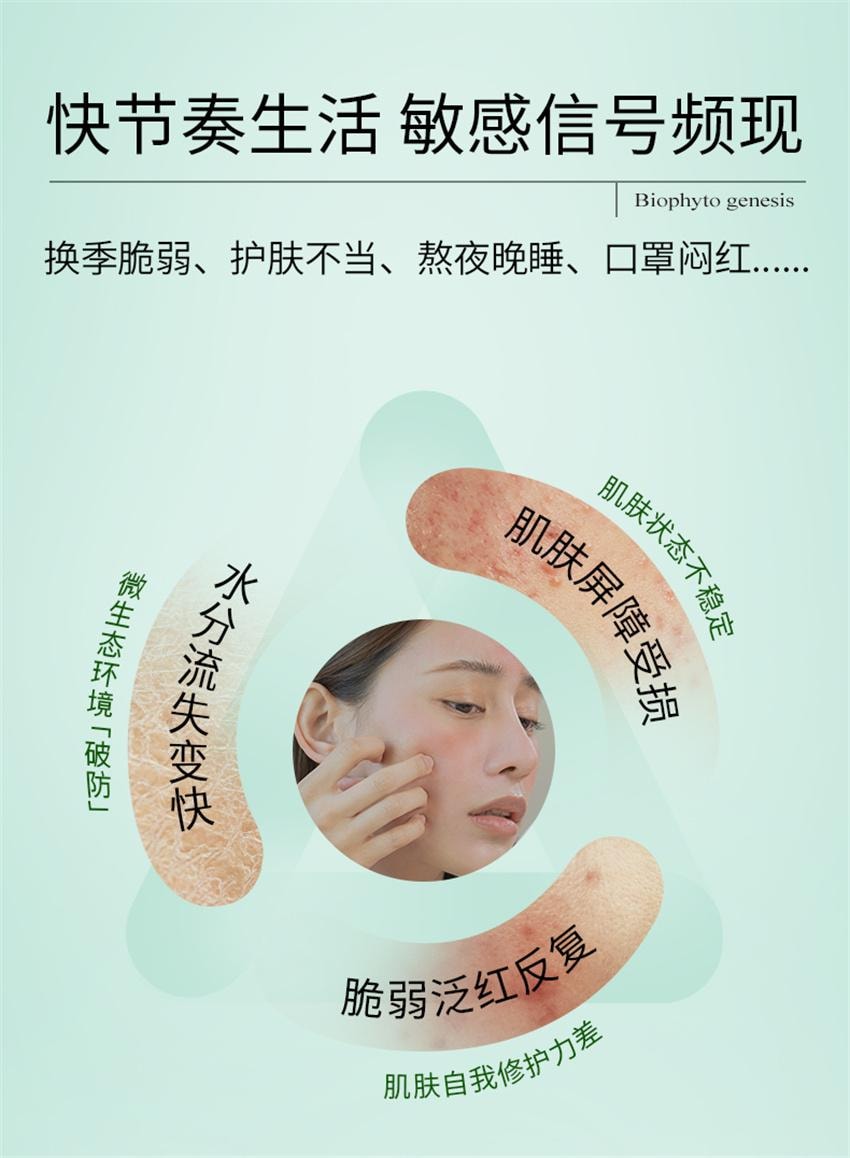 【中国直邮】 百植萃 舒缓保湿修护精华水乳套装 小绿瓶水乳舒缓修护控油面部护肤化妆品套装【 水120ml+乳100g】
