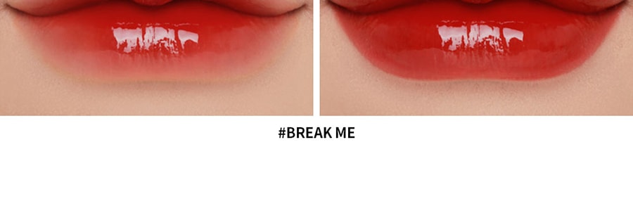 韓國3CE 鏡面水光唇釉 持久滋潤玻璃唇 #Break Me果凍番茄【新款】