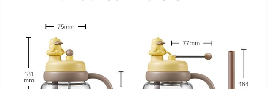 BUYDEEM北鼎 划水鸭泡茶吨吨杯子 玻璃杯壶 600ml DG86/A9