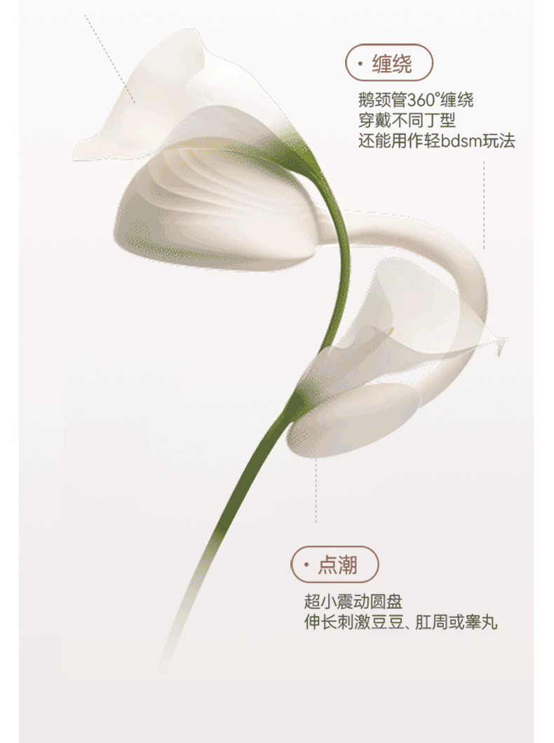 大人糖 ™ 缠绕Puzzle 情侣双人缠绵神器 螺旋缠绕 多重震动 成人用品 情趣用品