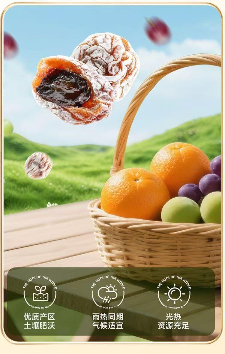 Dried Tangerine Peel Plum Grape 100g