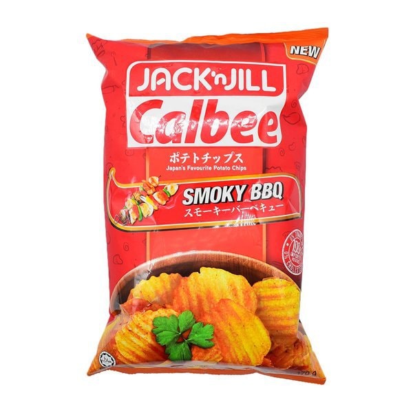 JACK N JILL Calbee Smoky BBQ Potato Chips 60g