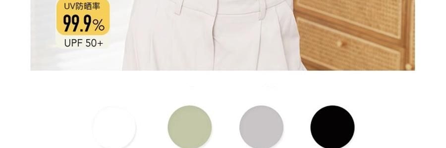 覓食橙色 冰袖套 防曬袖子 開車防曬騎行套袖 雲朵白