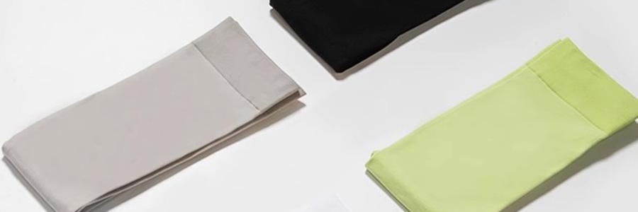 覓食橙色 冰袖套 防曬袖子 開車防曬騎行套袖 雲朵白