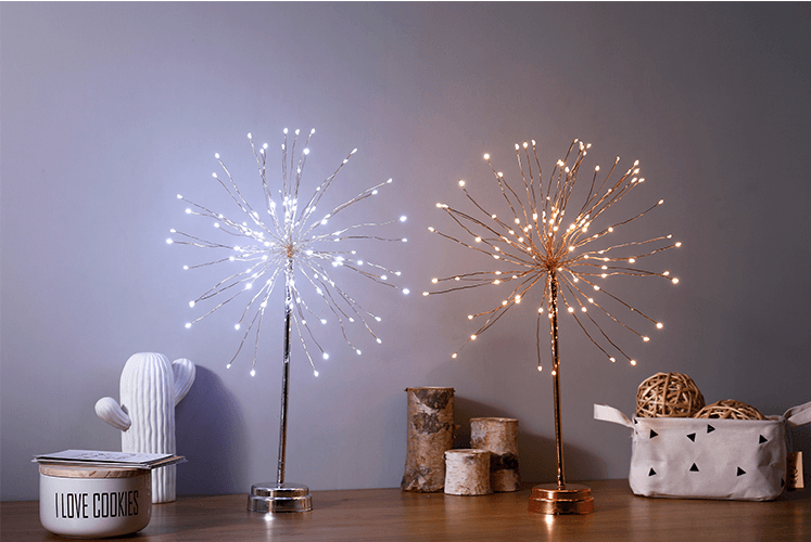 China Direct Mail  2019 Christmas Gift Creative Small Gift Dandelion White Light # 1 piece