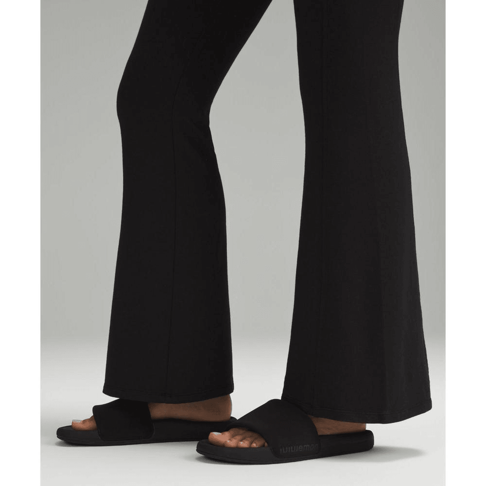 LULULEMON||绒面弹力裤,喇叭裤腰中高28英寸 *亚洲版型||Black XL LW5FVLA