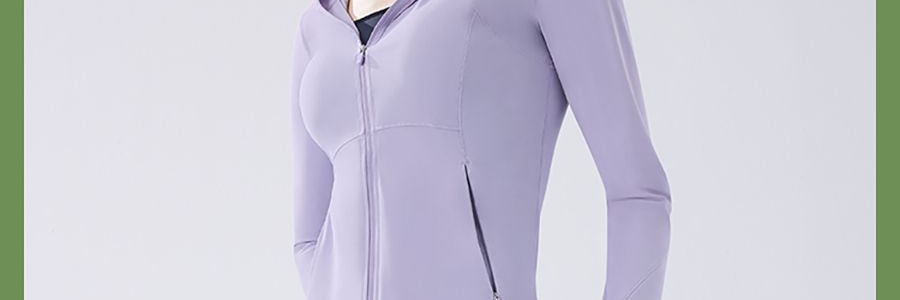 BENEUNDER蕉下 女士凉感防晒衣防晒服 运动上衣 修身款 UPF50+ 霜奶白 165/88A L码 【国内尺寸 码数偏小】【杨幂同款】