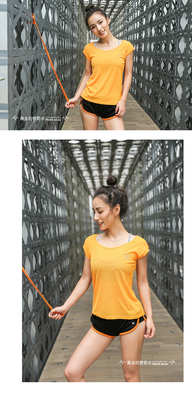 Sports Flimsy  T-shirt For Running Fitness /White#/M