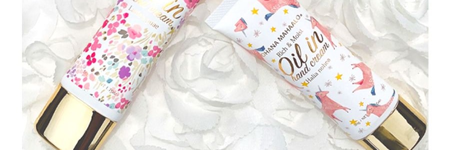 日本OHANA MAHAALO 芳香精油護甲護手霜 茉莉小花 50g