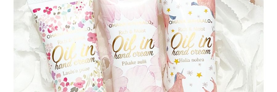 日本OHANA MAHAALO 芳香精油護甲護手霜 茉莉小花 50g