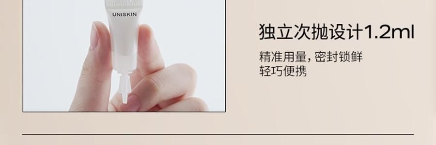 UNISKIN優時顏 亮眼緊緻眼部精華液 冰美式眼次拋眼精華 美白緊緻眼袋眼霜 1.2ml*15支/盒 亮白黑眼圈 緊緻泡泡眼 提亮保濕 淡紋抗老 敏感肌適用