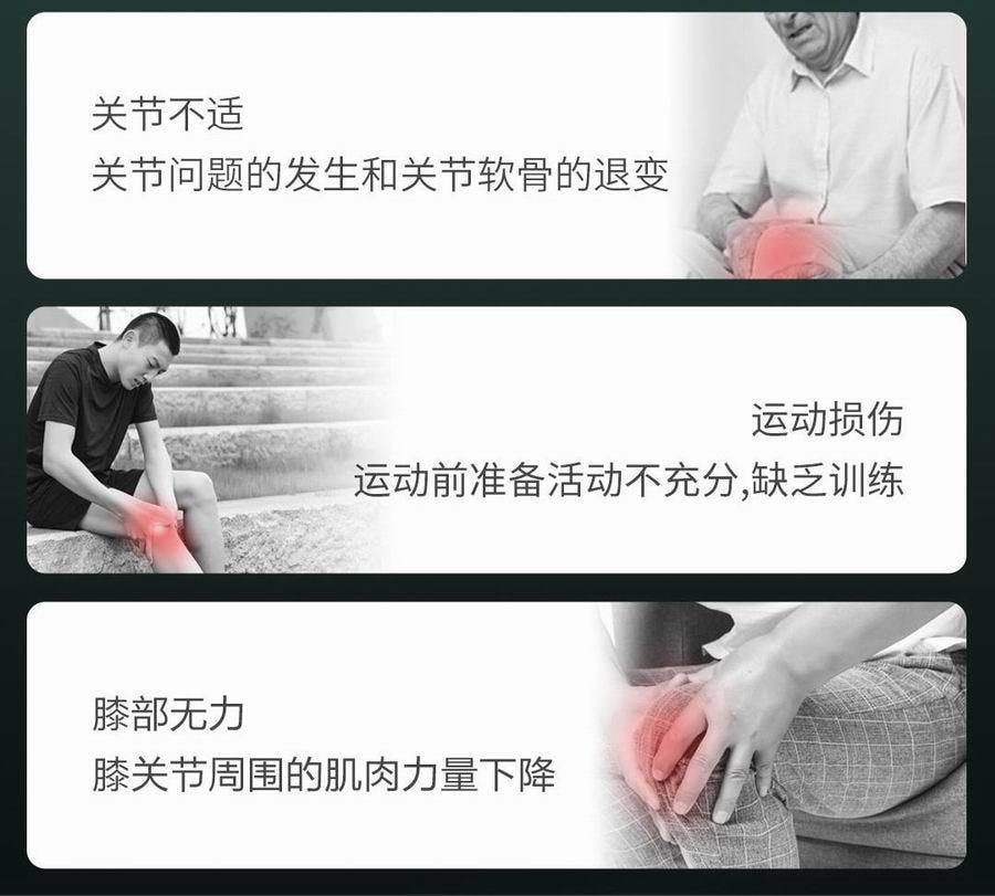 【中國直郵】小米有品PMA酷輕鬆石墨烯遠紅外線熱敷理療護膝 銀灰色(單只裝)