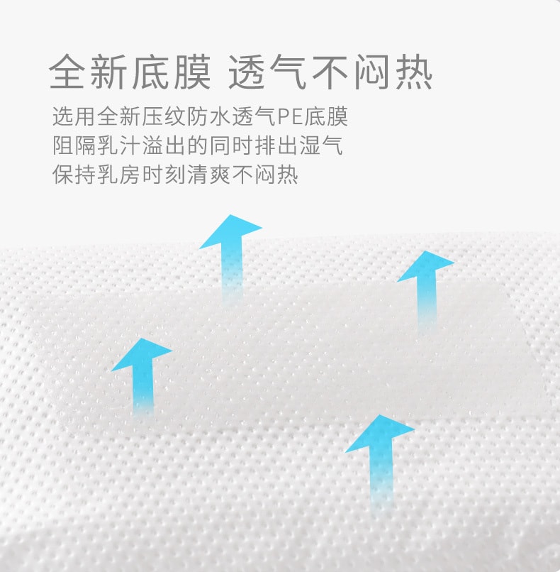 【中國直郵】十月結晶 防溢乳墊 一次性超薄哺乳期 經典立體100片