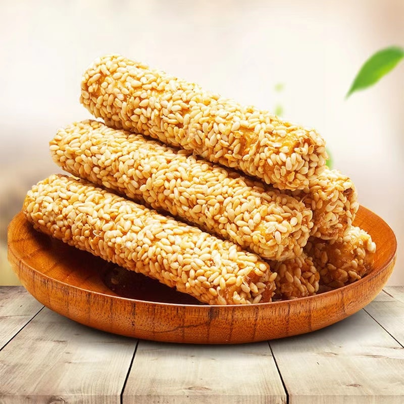  2025 新年小吃 成都小吃芝麻桿 120克 酥脆不黏牙 臘月香餑餑