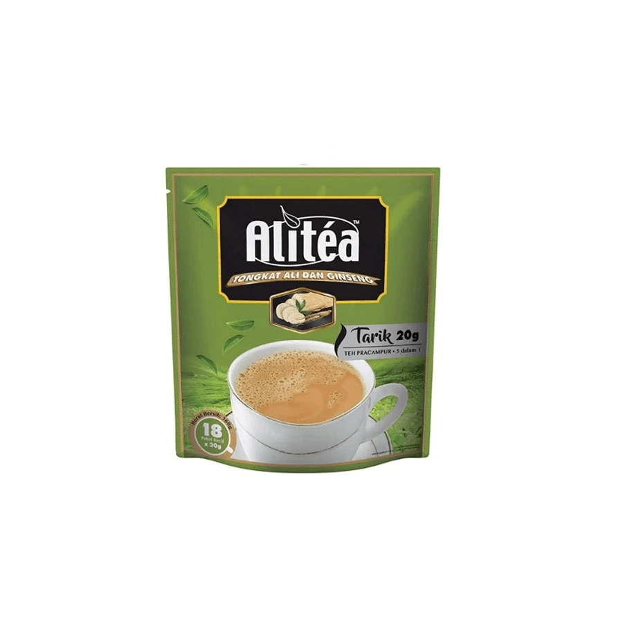 Alitea Milk Tea Drink Tongkat Ali Ginseng 5 In 1 20g x 18pcs