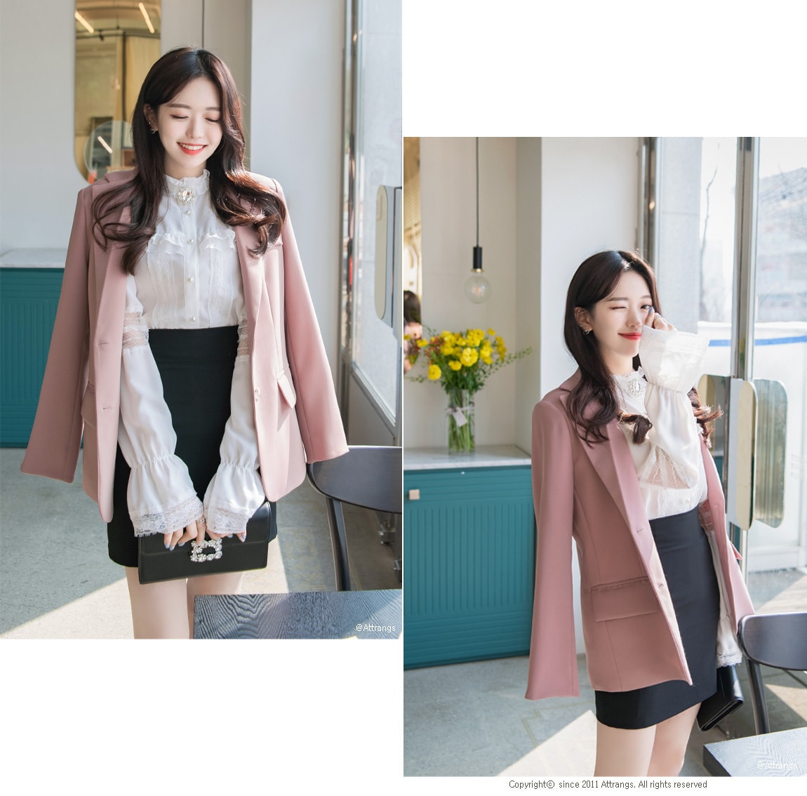 Jacket Pink(model) free size