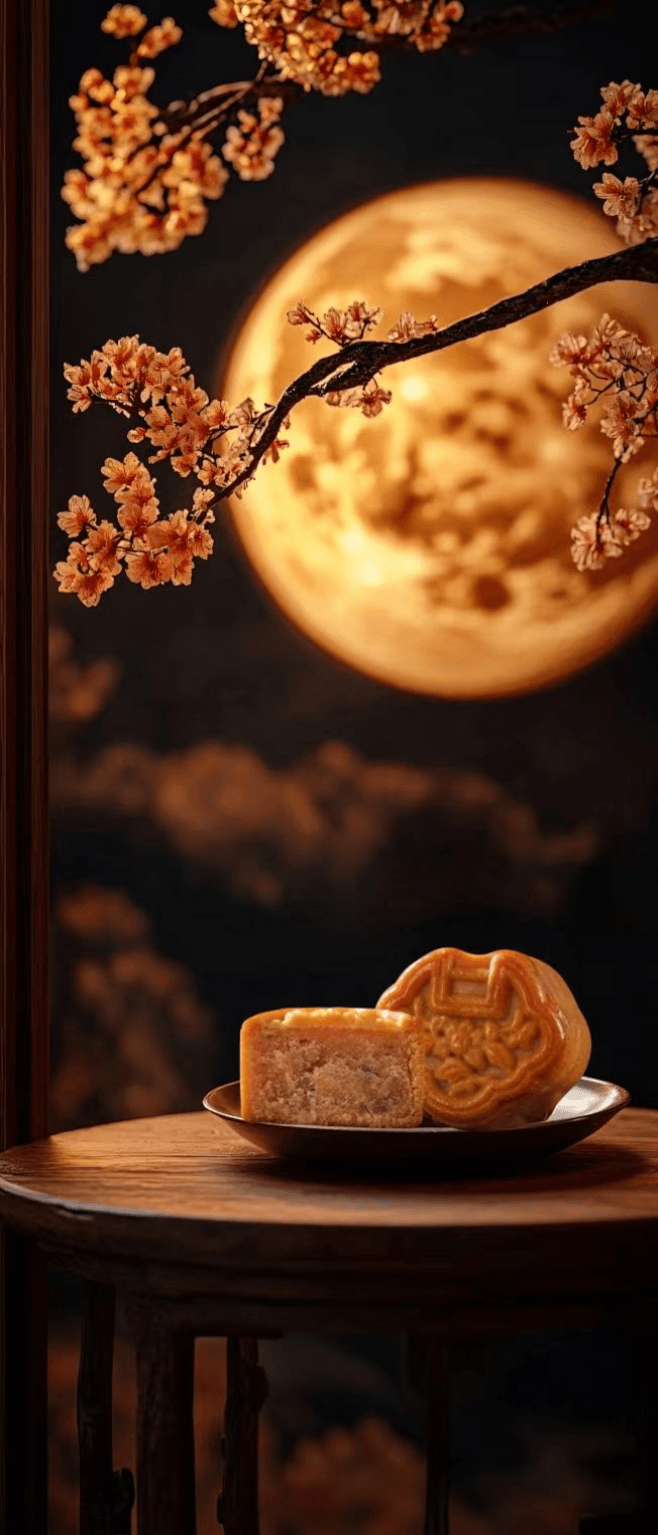 姚记 寻时见韵系列  八口味月饼 8枚装 陈皮豆沙 黑芝麻 奶油冰沙 青提油柑 清香莲蓉 紫金桑葚 芝士桃桃· 莓果  300g