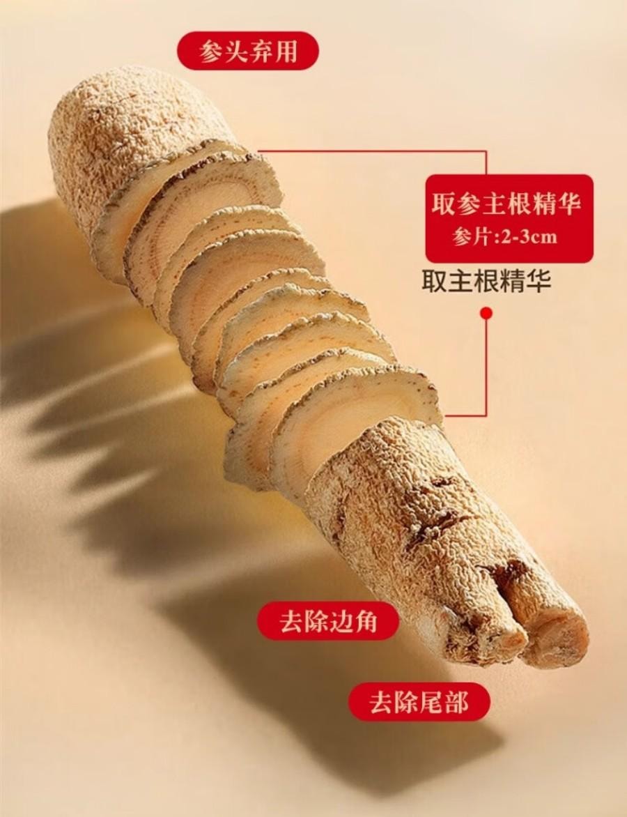 【中国直邮】 童涵春堂 加拿大西洋参滋阴养生直径2-3cm袋装(3g*30袋)*2盒