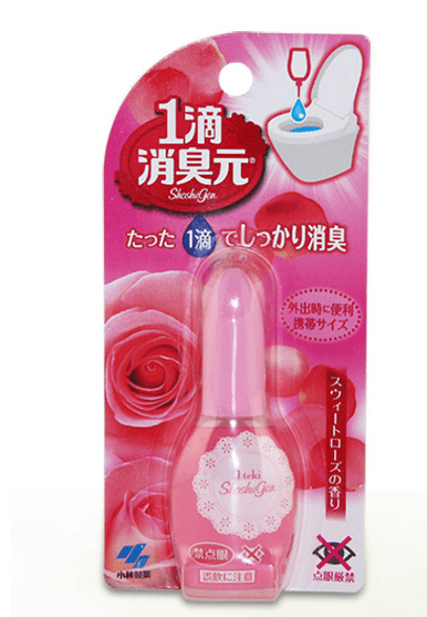 【日本直郵】KOBAYASHI 一滴消臭元馬桶清潔劑消臭芳香劑 玫瑰花香 20ML