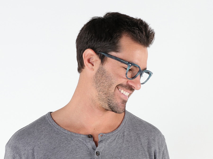 Digital Protection Eyeglasses: Blue (DL45009 C1) - Lens Included
