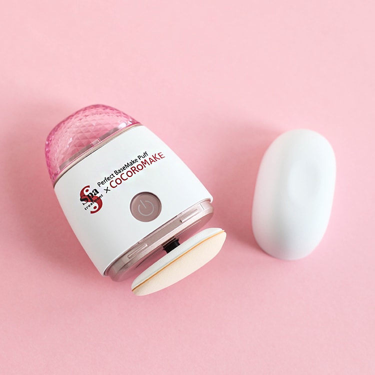 【日本直邮】日本SPA TREATMENT cocoromake puff 美容液涂抹 脸部电动震动按摩仪