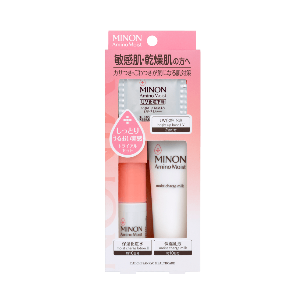 Minon 氨基酸保湿水乳防晒妆前乳旅行适用套装 Spf47 Pa 1套 亚米