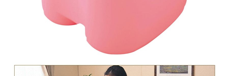 日本INOMATA 手提泡腳桶足浴桶 #粉紅色 1件入【顆粒按摩】