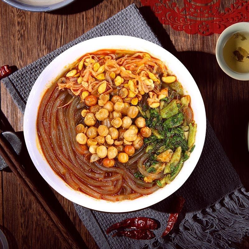 【中国直邮】 李子柒 酸辣粉 272g*1袋   四川粉丝红薯粉薯你最弹四川重庆正宗粉丝方便速食免煮