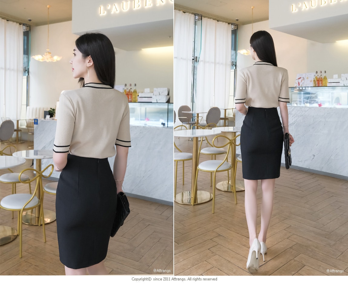 Middle skirt black L