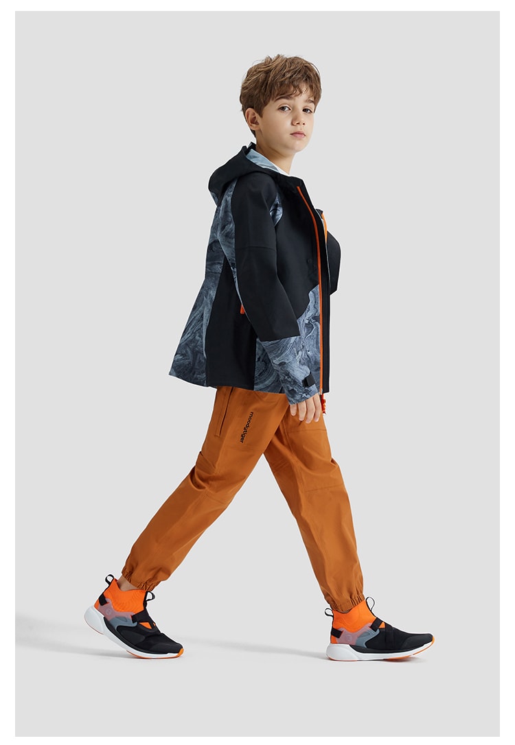 【中国直邮】moodytiger儿童Energy压胶防水长裤 火星岩 175cm