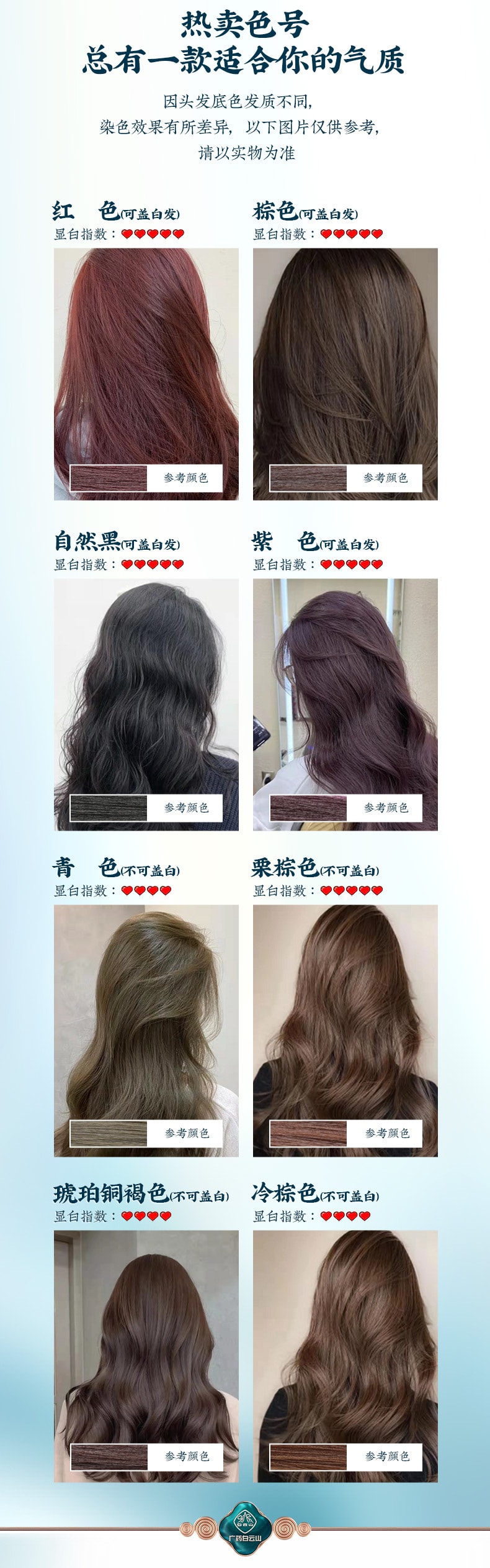 【中国直邮】白云山 拜迪生物慕斯泡泡染发剂(红色 240ml/瓶)