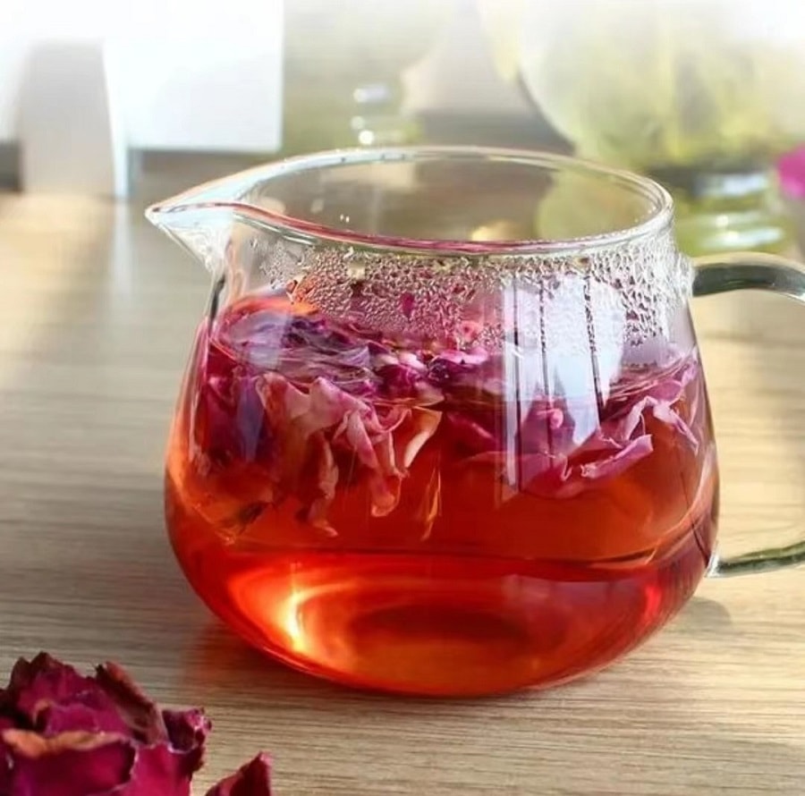 一杯一朵花 云南冻干大花冠 墨红玫瑰花茶 当季头茬 美容养颜 限量供应 32克  (约20朵±3朵)