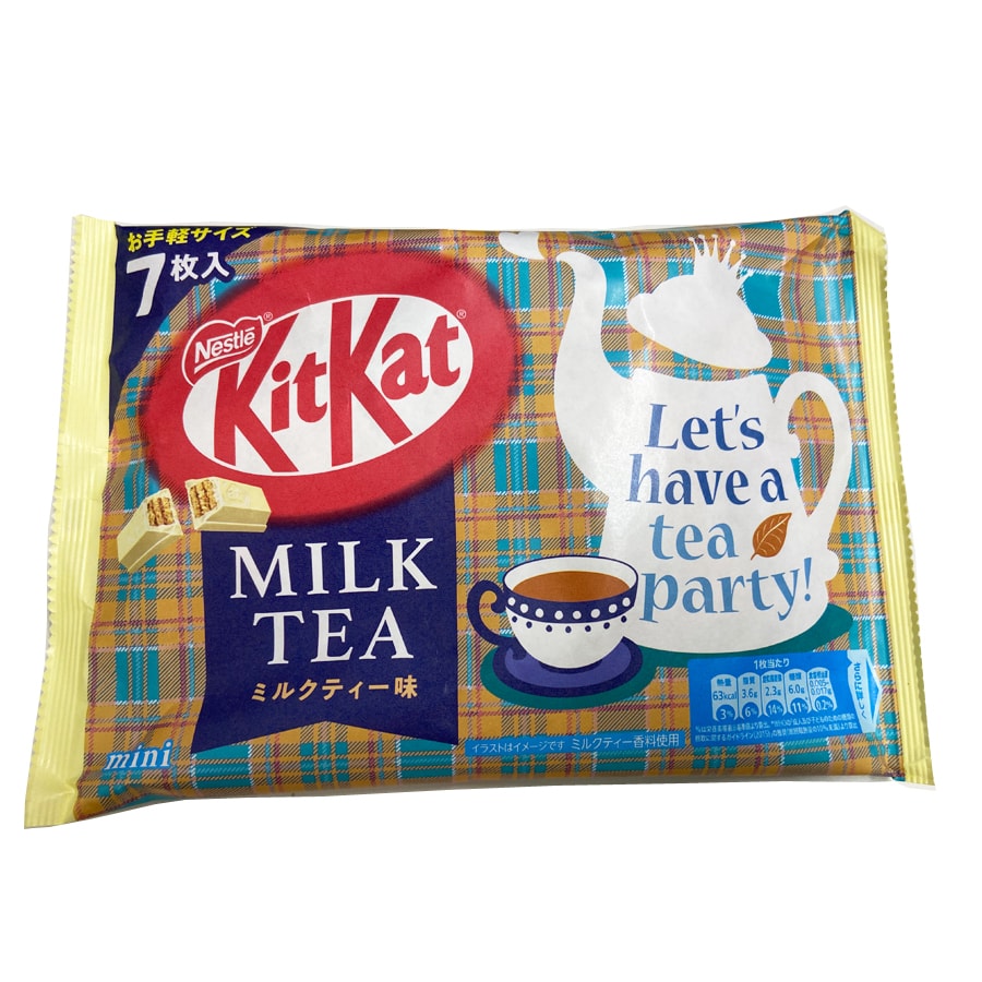 日本NESTLE雀巢 KITKAT 迷你 夾心威化巧克力 奶茶口味 7枚入 4種包裝隨機發貨