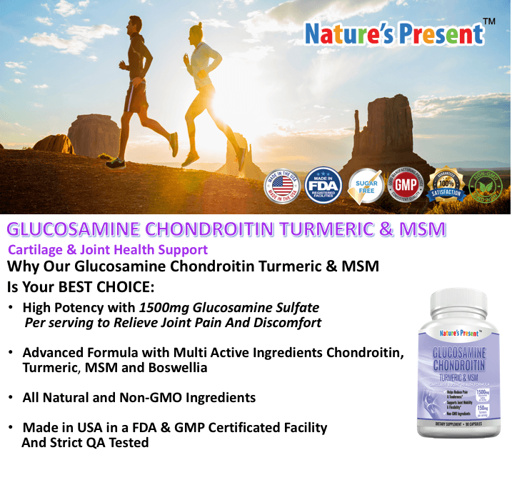 Premium Cartilage &amp; Joint Health Supplement with Turmeric and MSM 60 Capsules
