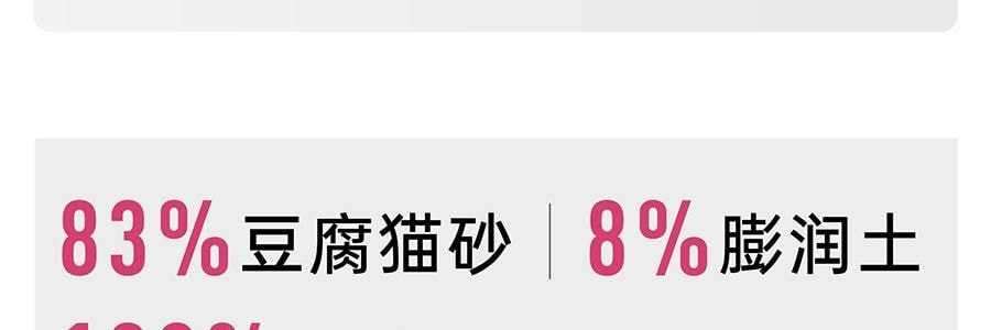 KIKOPALS 奶香混合猫砂 豆腐砂矿砂 三重除臭 安全抑菌 3.6kg