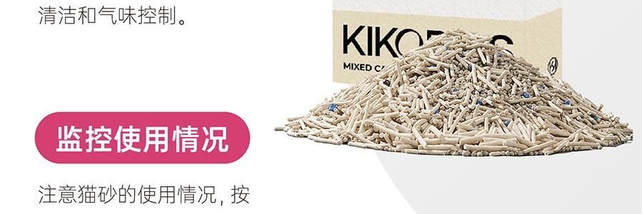 KIKOPALS 奶香混合猫砂 豆腐砂矿砂 三重除臭 安全抑菌 3.6kg