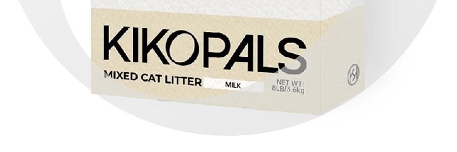 KIKOPALS 奶香混合猫砂 豆腐砂矿砂 三重除臭 安全抑菌 3.6kg