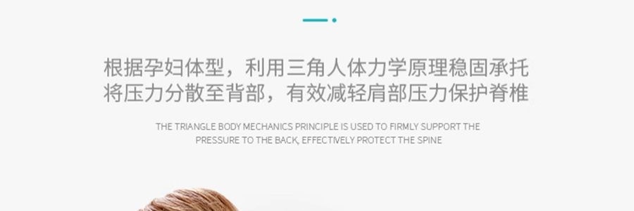太子貝貝 托腹帶 孕婦專用 淺藍灰色 XL碼(腹底圍106~120cm)