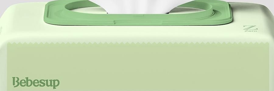 韩国BEBESUP ZERO宝宝婴儿湿巾 无刺激0岁可用 带盖 80抽*3【超值3件装】