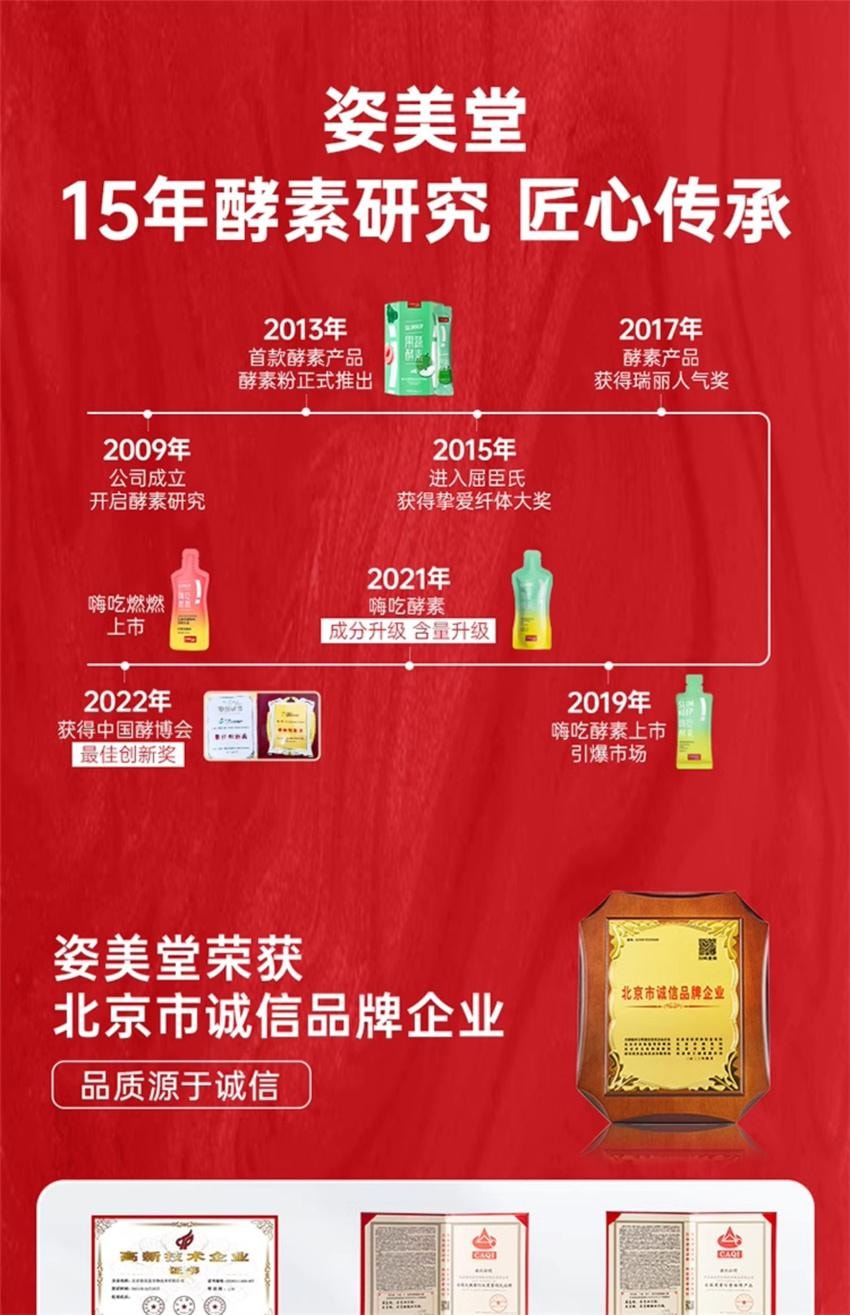 【中國直郵】 姿美堂 嗨吃燃燃 白芸豆阻斷劑液體 左旋肉鹼大餐嗨吃酵素膳食纖維 檸檬西柚口味315ml/盒