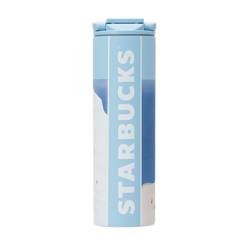 【日本直邮】STARBUCKS星巴克 夏季限定海洋系列不锈钢瓶 Seaside 473ml