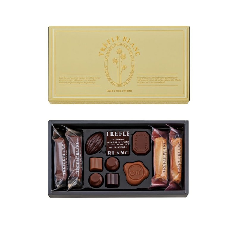 【日本直郵】摩洛索夫morozoff 白色情人節限定 餅乾巧克力 12塊