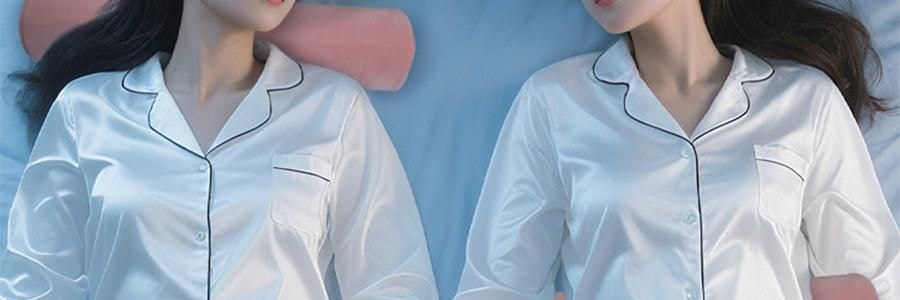 MDOG米度狗狗 圓柱護頸枕 人體工學頸椎支撐 居家旅行車用護頸 櫻花粉 8*44cm