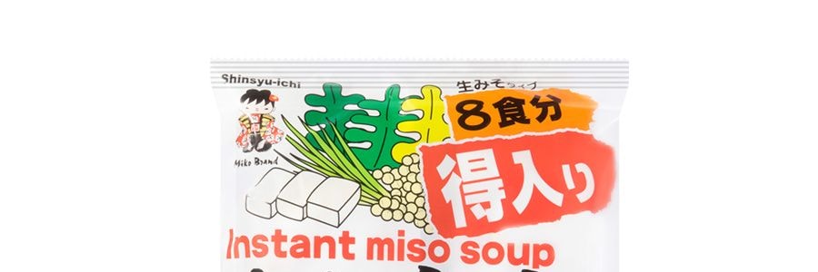 日本SHINSYUICHI神州一味噌 速沖即食味噌湯料包 豆腐味 8份裝 151g