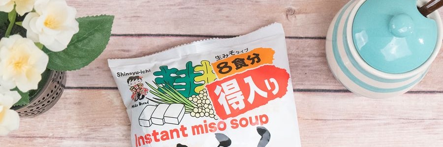 日本SHINSYUICHI神州一味噌 速沖即食味噌湯料包 豆腐味 8份裝 151g